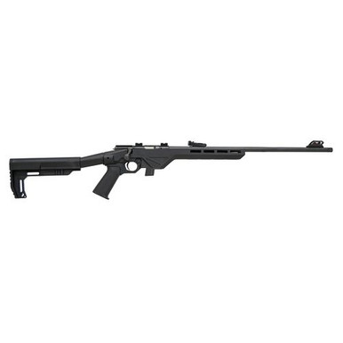 Citadel CIT22LRBLT Trakr 22 LR 18" Blued Steel Barrel & Receiver, Tactical Synthetic Black Synthetic Stock