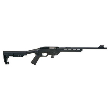 Citadel CIT22LRB Trakr 22 LR 10+1 18" Blued Steel Threaded Barrel & Receiver, Lightweight Synthetic Black Synthetic Stock