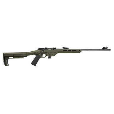 Citadel CIT22LRBLTODG Trakr 22 LR 10+1 18" Blued Steel Barrel & Receiver, OD Green Synthetic Stock