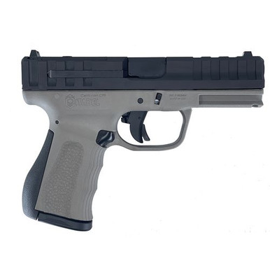 Citadel - CITCP9GRY Centurion CP9 Compact Frame 9mm Luger 14+1, 4" Black Steel Barrel, Optic Ready/Serrated Steel Slide, Gray Polymer Frame & Grip