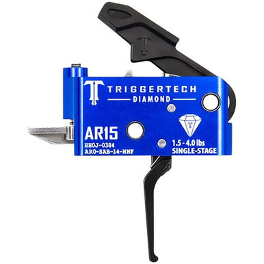 TriggerTech AR0SAB14NNF Diamond  Flat Single-Stage 1.5-4.0 lbs Adjustable for AR-15