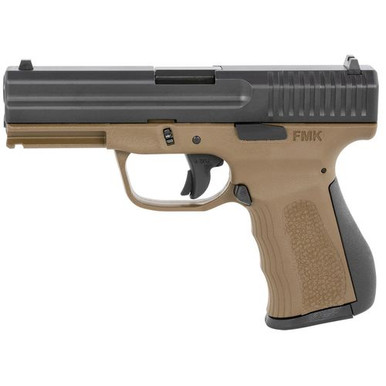 FMK 9C1 G2 9mm Luger Caliber with 4" Barrel, 14+1 Capacity, Burnt Bronze Finish