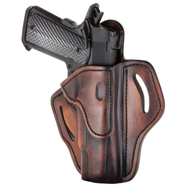 1791 Gunleather ORBH1VTGR BH1 Optic Ready OWB Vintage Leather Fits 4-5" 1911 Right Hand