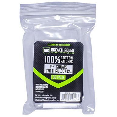 Breakthrough Clean BTCPS13/450 Square Patches 270/357 Cal 50 pieces