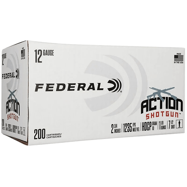 Federal AS12H75 Action Shotgun 12 Gauge 2.75" 1 1/8 oz 7.5 Shot 200 Per Box