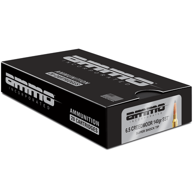 Ammo Inc 6.5 Creedmoor 140 gr, Super Shock Tip (SST) Rifle Ammo