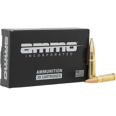 Ammo Inc 300 Blackout 168 gr Hollow Point Boat-Tail (HPBT) Rifle Ammo