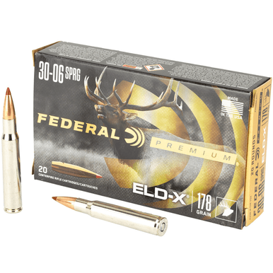 Federal Premium ELD-X  30-06 Springfield 175 gr Extremely Low Drag-eXpanding (ELD-X) Hunting Ammo