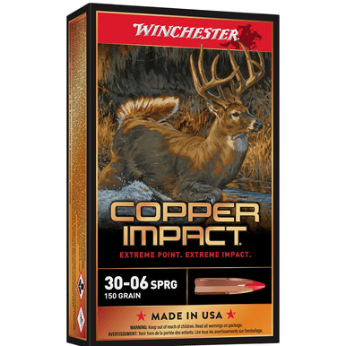 Winchester 30-06 Springfield 150 gr Copper Extreme Point Lead-Free Hunting Ammo