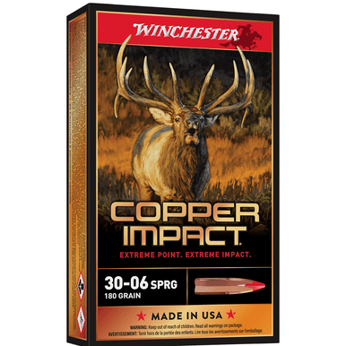 Winchester 30-06 Springfield 180 gr Copper Extreme Point Lead-Free Hunting Ammo