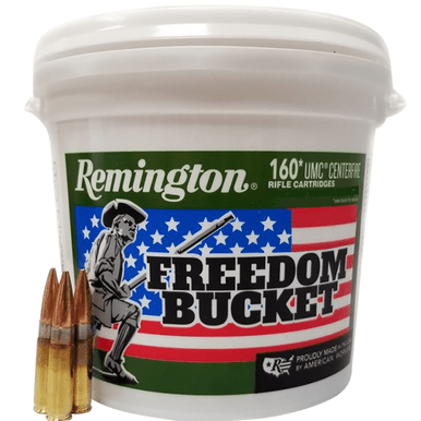 Remington Ammunition 26857 UMC Freedom Bucket 300 Blackout 150 gr Full Metal Jacket 160 Per Bucket