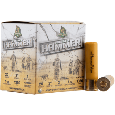 HEVI-Shot HS29003 HEVI-Hammer 20 Gauge 3" 1 oz 3 Shot 25 Per Box