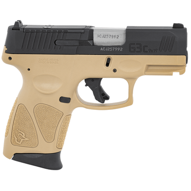 Taurus G3C 9mm Tan Semi Automatic Handgun Optic Cut Slide