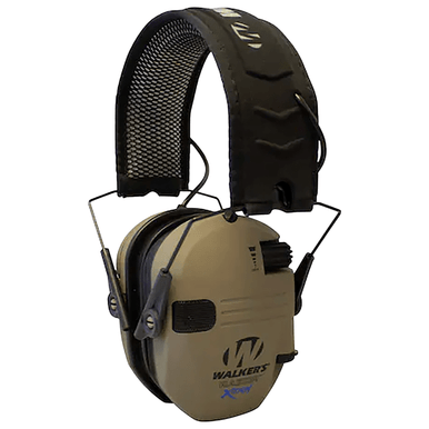 Walker's Razor X-TRM Digital Electronic Muff 21 dB Over the Head Flat Dark Earth Polymer