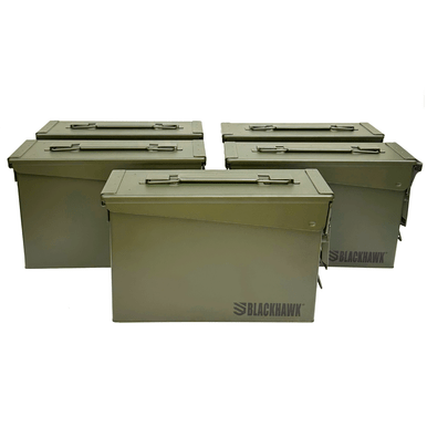 5 Pack BlackHawk M19A1 .30 Cal Ammo Can OD Green