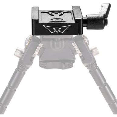 Warne 7955M ARCA Rail Adapter Skyline Black Anodized