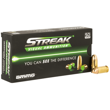 Ammo Inc Streak Visual GREEN 45 ACP 230 gr Total Metal Case 50 Per Box
