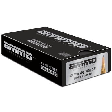 Ammo Inc Signature 300 Win Mag Super Shock Tip 180 grain, 20 Per Box - 300WM180SSTA20