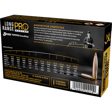 Browning Ammo Long Range Pro 308 Win 165 gr 20 Per Box