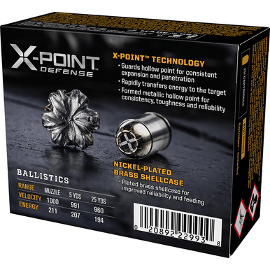 Browning Ammo X-Point 380 ACP 95 gr 20 Per Box