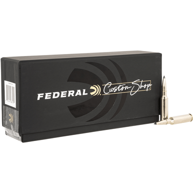 Federal Custom Rifle Ammo Custom Shop 6.5 Creedmoor 130 gr Terminal Ascent 20 Per Box