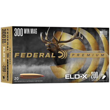 Federal Premium ELD-X 300 Win Mag 200 gr Extremely Low Drag eXpanding 20 Per Box