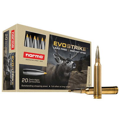 Norma Ammunition Dedicated Hunting Evostrike 7mm Rem Mag 127 gr Polymer Tip Boat Tail 20 Per Box
