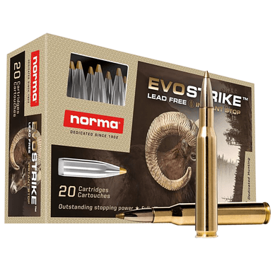 Norma Ammunition Dedicated Hunting Evostrike 6.5 Creedmoor 93 gr Polymer Tip Boat Tail 20 Per Box