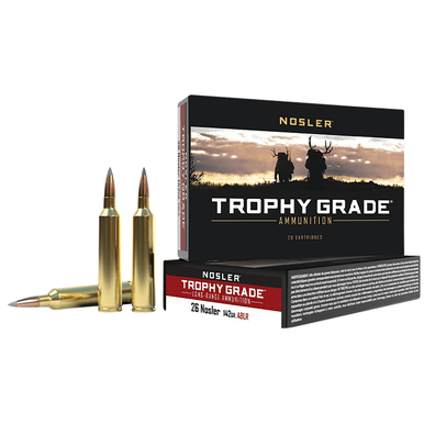 Nosler Trophy Grade Long-Range 26 Nosler 142 gr Nosler Spitzer AccuBond Long Range 20 Per Box