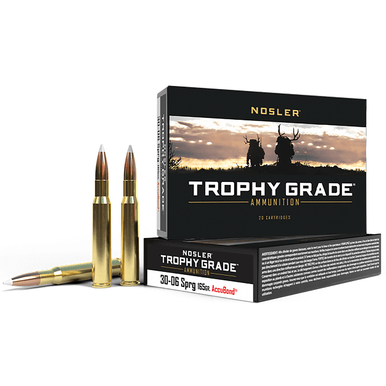 Nosler Trophy Grade 30-06 Springfield 165 gr Nosler AccuBond 20 Per Box
