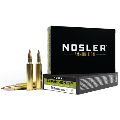 Nosler E-Tip 30 Nosler 180 gr E-Tip Lead-Free 20 Per Box