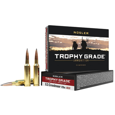 Nosler Trophy Grade Long-Range 6.5 Creedmoor 129 gr Nosler Spitzer AccuBond Long Range 20 Per Box