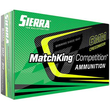 Sierra MatchKing Competition 6mm Creedmoor 107 gr Sierra MatchKing BTHP 20 Per Box