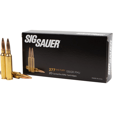 Sig Sauer Elite Ball 277 Sig Fury 135 gr Full Metal Jacket 20 Per Box