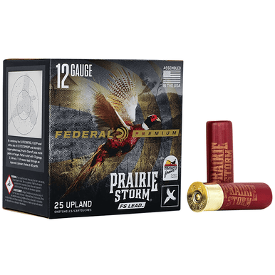 Federal Premium Prairie Storm FS 12 Gauge 3" 1 5/8 oz 6 Shot 25 Per Box