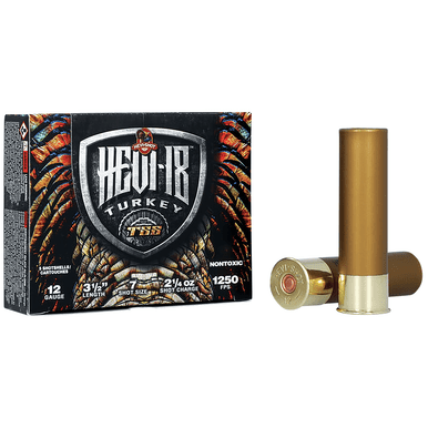HEVI-Shot HEVI-18 TSS Turkey 12 Gauge 3.50" 2 1/4 oz Tungsten 7 Shot 5 Per Box