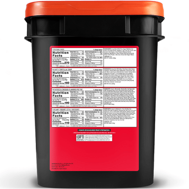 ReadyWise Gluten Free Freeze Dried Entrees 84 Servings Per Bucket