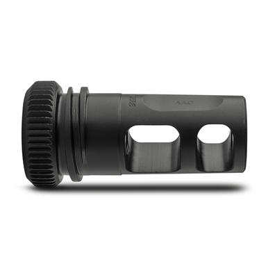 ADVANCED ARMAMENT COMPANY 64133 Blackout Muzzle Brake 30 Cal 5/8"-24 tpi, Black Steel, for AAC MK13-SD Suppressors