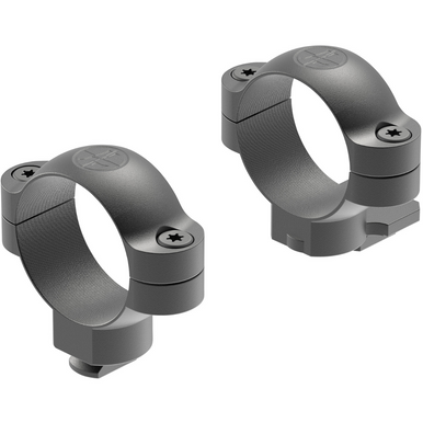 Leupold 54186 Dual Dovetail Scope Ring Set Matte Black Steel, 30mm Tube, High Extended Dovetail