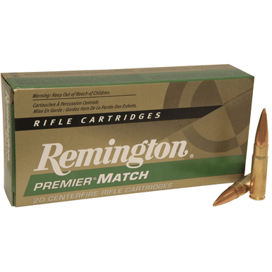Remington Ammunition Premier Match 300 Blackout 125 gr Sierra MatchKing Open Tip Match 20 Per Box