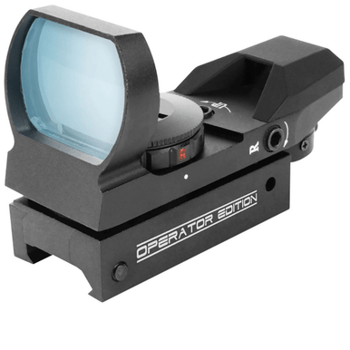 Aim Sports RT40E1 Reflex Operator Edition Black Anodized 1x24 x34mm Red/Green Multi Reticle