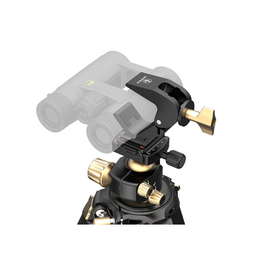 Leupold 182418 Pro Gear Field Clamp Adapter 3.07" Black Aluminum