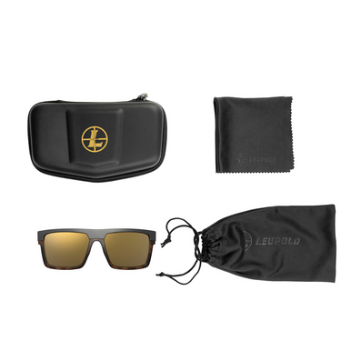 Leupold 179101 Performance Wear Becnara Bronze Mirror Lens Polycarbonate Matte Black/Tortoise Frame