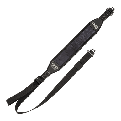 Girls With Guns 8272 Midnight made of Shade Blackout Camo with Black Accents Neoprene with 20.50"-42" OAL, Swivels & Adjustable Design for Rifles