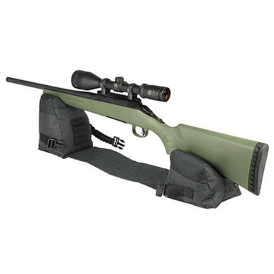 Allen 18415 Eliminator Prefilled, Connected Style Front and Rear Bag Gray Ripstop Polyester, Side Release Buckles, Weighs 9.50 lbs., 26" L x 7.50" H