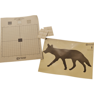 ATN ACMKIRTGCY Thermal Target Kit Coyote Paper 30" x 24" Brown Includes 12 Plasters/2 Targets