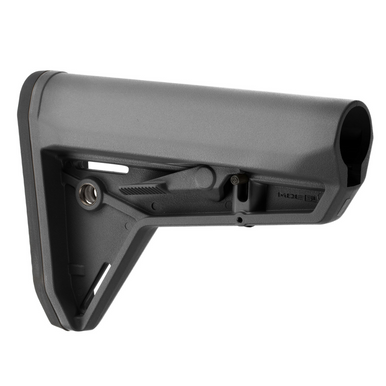 Magpul MAG347-GRY MOE SL Carbine Stock Stealth Gray Synthetic for AR-15, M16, M4 with Mil-Spec Tube (Tube Not Included)