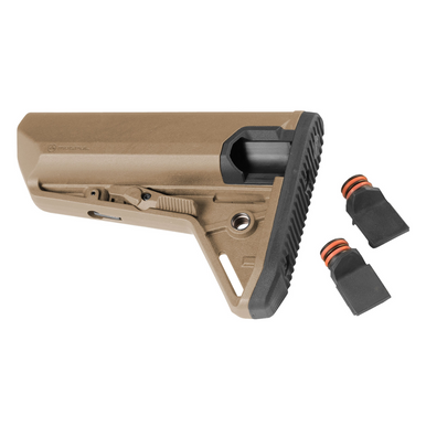 Magpul MOE SL-S Carbine Stock - Flat Dark Earth Synthetic for AR-15, M16, M4 with Mil-Spec Tube - MAG653-FDE