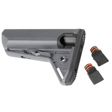 Magpul MOE SL-S Carbine Stock - Stealth Gray Synthetic for AR-15, M16, M4 with Mil-Spec Tube (Tube Not Included) - MAG653-GRY