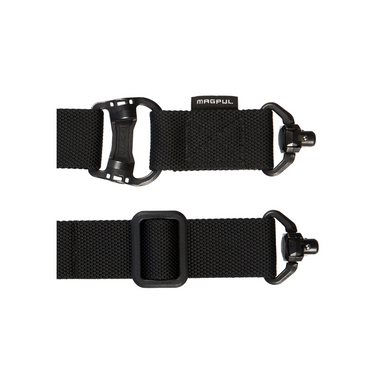 Magpul MS4 QDM Sling - Black Nylon Webbing - 1.25 inch Width - Adjustable One-Two Point Design & Swivels for AR Platforms - MAG953-BLK